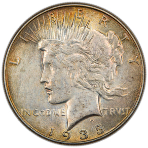 United States 1935 $1 Peace Silver Dollar Coin
