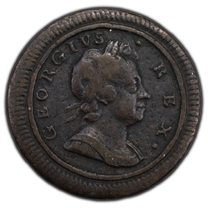 SOLD Great Britain 1721 1 One Farthing Coin KM #556