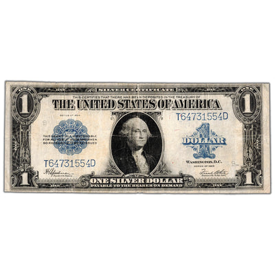 United States 1923 $1 Silver Certificate Note - Circulated