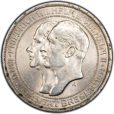 SOLD Germany 1911 3 Three Marks Silver Coin KM #531