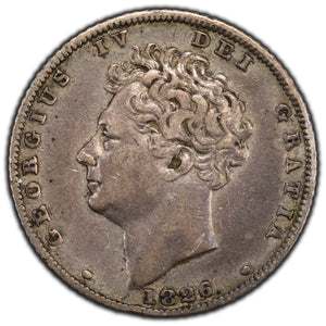 SOLD Great Britain 1826 6 Six Pence Silver Coin KM #698