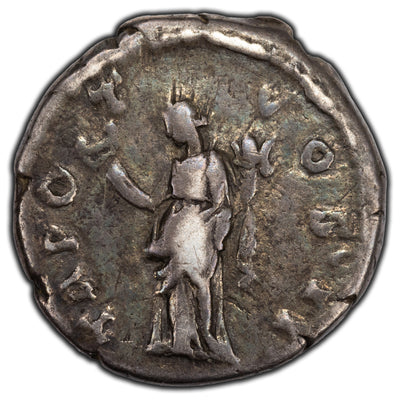 Ancient Rome AD 137 Aelius Denarius Silver Coin RIC 430a