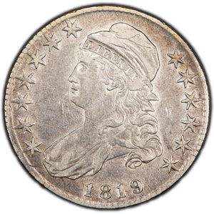 SOLD United States 1819 50 Cents Capped Bust Half Dollar Silver Coin