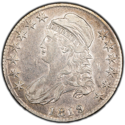 SOLD United States 1819 50 Cents Capped Bust Half Dollar Silver Coin