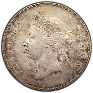 SOLD Hong Kong 1891 50 Cents Silver Coin - Popular Issue