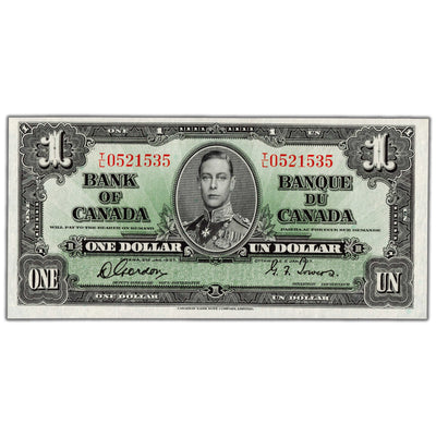 $1 1937 Bank of Canada Note Gordon-Towers T/L Prefix BC-21c - Choice UNC