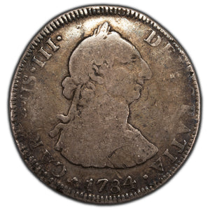 SOLD Mexico 1784 4 Reales Silver Coin KM #97.2