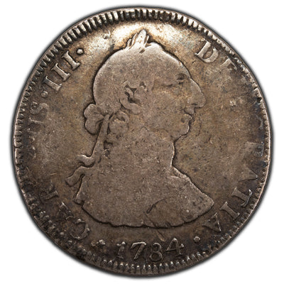 SOLD Mexico 1784 4 Reales Silver Coin KM #97.2