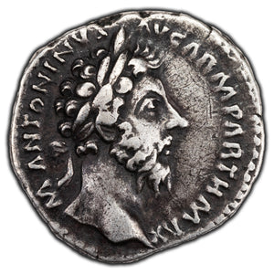 SOLD Ancient Rome AD 166 Marcus Aurelius Denarius Silver Coin RIC 159 RSC 435