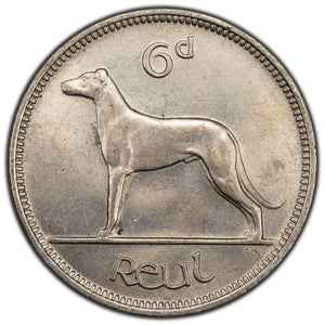 SOLD Ireland 1952 6 Pence Coin KM #13a - Choice UNC