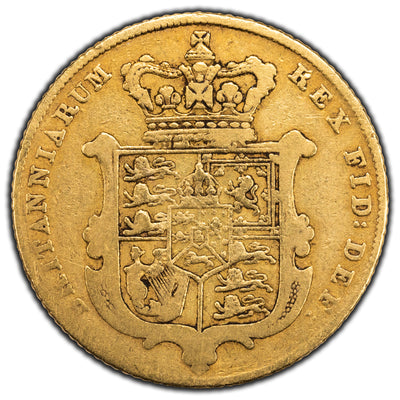 SOLD Great Britain 1826 1 One Sovereign Gold Coin - Minor Scratches