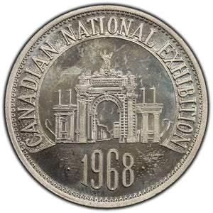 SOLD Canadian National Exhibition 1968 Medal 39mm