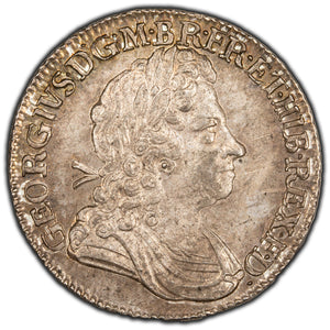 SOLD Great Britain 1723 First Bust 1 One Shilling Silver Coin SSC South Sea Company