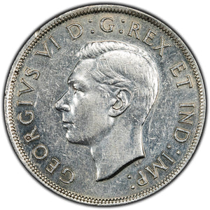 SOLD Canada 1945 $1 Silver Dollar Coin - Key Date - Cleaned