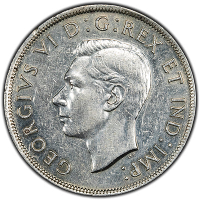 SOLD Canada 1945 $1 Silver Dollar Coin - Key Date - Cleaned