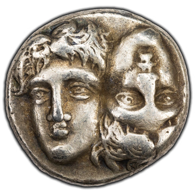 SOLD Ancient Greece Istros 4th Century BC Drachm Silver Coin AMNG #411