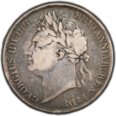 SOLD Great Britain 1822 1 One Crown Silver Coin KM #680.2 Tertio