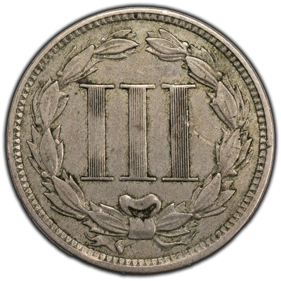 United States 1867 3 Cents Nickel Coin