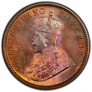 SOLD India 1935 1/4 Quarter Anna Coin - Choice Uncirculated