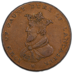 SOLD Great Britain Lancashire 1794 1/2 Half Penny Token D&H #43
