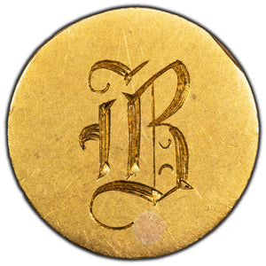 SOLD United States $1 Gold Love Token "B"