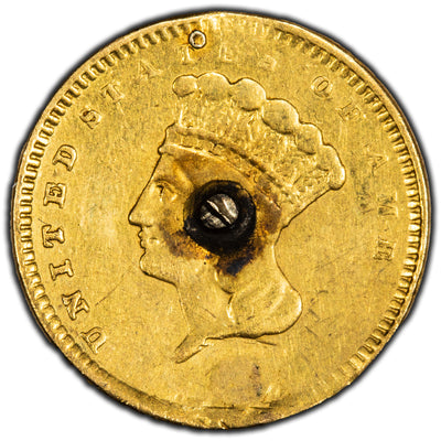 SOLD United States $1 Gold Love Token "B"