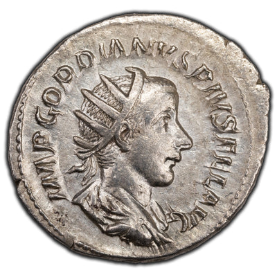 SOLD Ancient Rome Gordian III 239-240 AD Antoninianus Silver Coin RIC #70