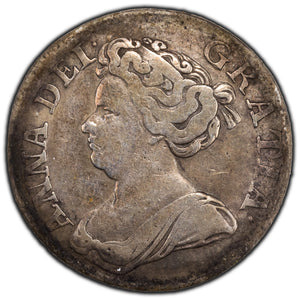 SOLD Great Britain 1711 1 One Shilling Silver Coin KM #523 - Queen Anne