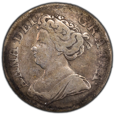 SOLD Great Britain 1711 1 One Shilling Silver Coin KM #523 - Queen Anne