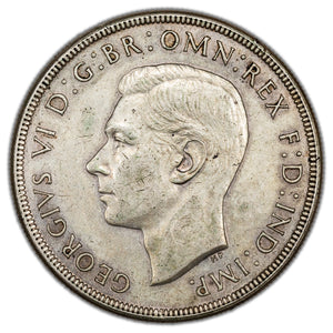 SOLD Australia 1937 1 One Crown Silver Coin KM #34