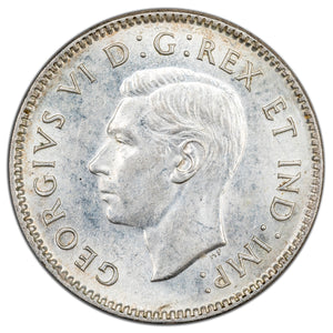 SOLD Canada 1943 10 Cents Dime Silver Coin - AU+