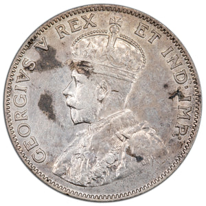 SOLD Canada 1911 25 Cents Quarter Silver Coin - Light Corrosion