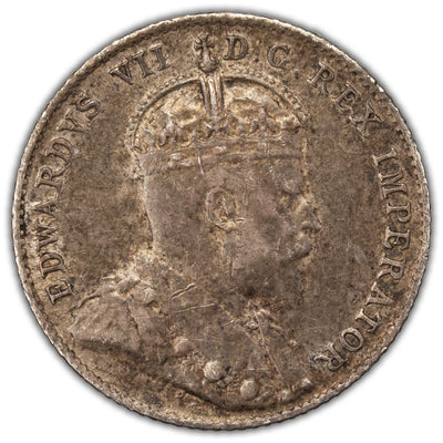 Canada 1906 10 Cents Dime Silver Coin - VF-30