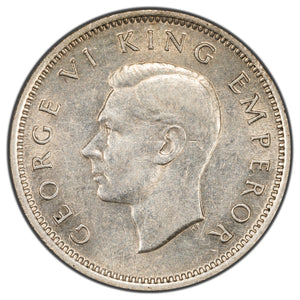 New Zealand 1946 6 Pence Silver Coin KM #8