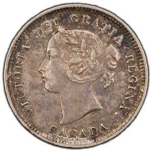 SOLD Canada 1888 5 Cents Silver Coin
