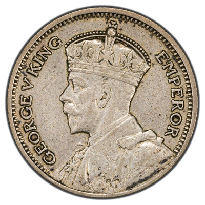 New Zealand 1933 6 Pence Silver Coin KM #2