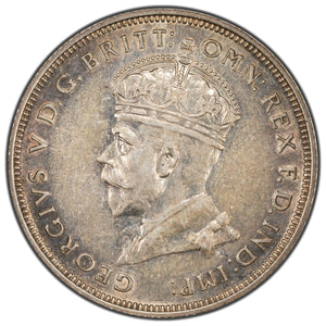 SOLD Australia 1927 One Florin Silver Coin KM #31