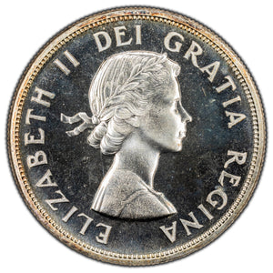 SOLD Canada 1961 $1 Silver Dollar Coin - PL Proof-Like Strike
