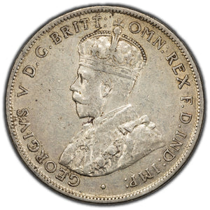 SOLD Australia 1918-M One Florin Silver Coin KM #27