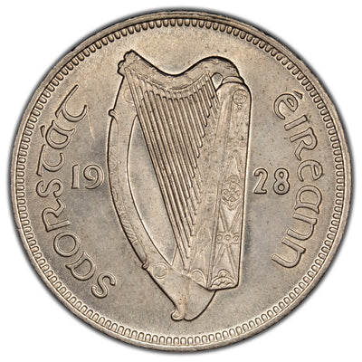 Ireland 1928 6 Pence Coin KM #5 - Uncirculated