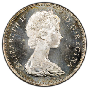 SOLD Canada 1965 MB Pt5 $1 Silver Dollar Coin - UNC