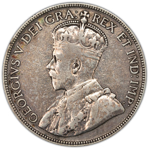 SOLD Canada 1936 50 Cents Half Dollar Silver Coin - Fine (cleaned)