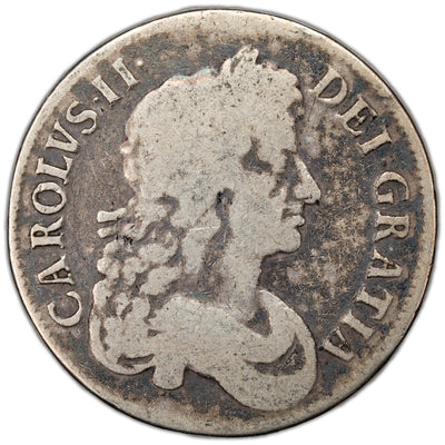 SOLD Great Britain 1676 Crown Silver Coin SP #3358