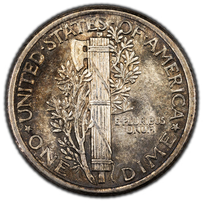 SOLD United States 1916 10 Cents Mercury Dime Silver Coin - Choice Uncirculated
