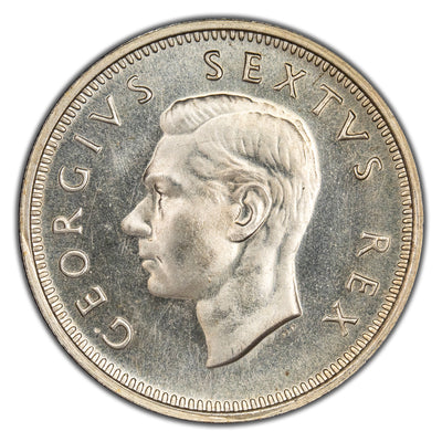 South Africa 1952 6d Six Pence Silver Coin - Proof Strike