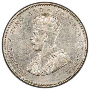 SOLD Ceylon 1927 50 Cents Silver Coin KM #109a