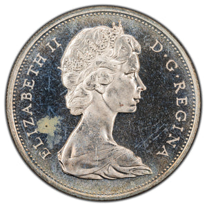 SOLD Canada 1965 SB Pt5 $1 Silver Dollar Coin - PL Proof-Like Strike