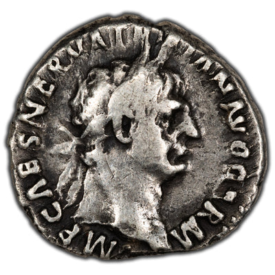 SOLD Ancient Rome Trajan AD 98-99 Denarius Silver Coin RIC #11