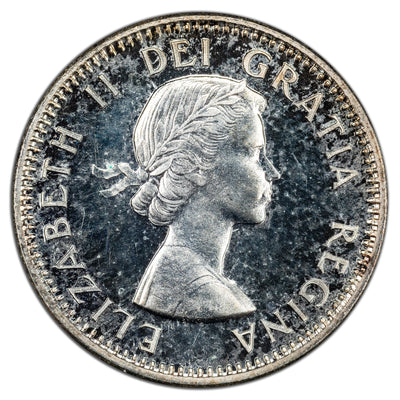 Canada 1959 10 Cents Dime Silver Coin - Proof Like