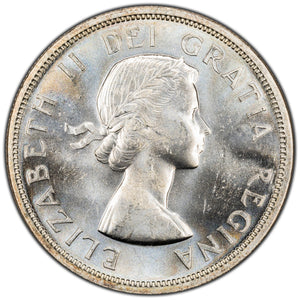 SOLD Canada 1960 $1 Silver Dollar Coin - UNC+